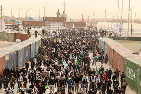 خروج زائرین اربعین از مرز مهران