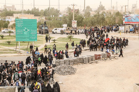 خروج زائرین اربعین از مرز مهران