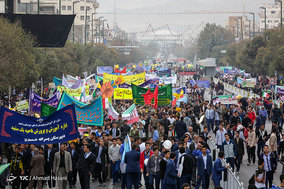 مراسم راهپیمایی یوم‌الله 13 آبان - مشهد