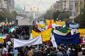 مراسم راهپیمایی یوم‌الله 13 آبان - مشهد