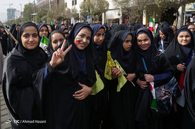 مراسم راهپیمایی یوم‌الله 13 آبان - مشهد