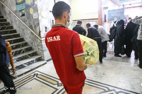خدمات هلال احمر به زائران اربعین حسینی در نجف اشرف