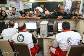 خدمات هلال احمر به زائران اربعین حسینی در نجف اشرف