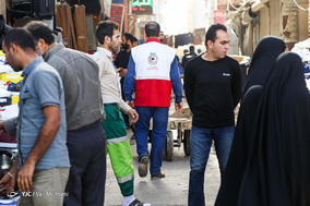 خدمات هلال احمر به زائران اربعین حسینی در نجف اشرف