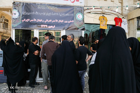 خدمات هلال احمر به زائران اربعین حسینی در نجف اشرف