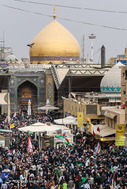زائران اربعین حسینی در نجف اشرف