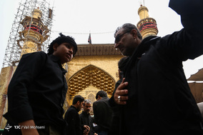 زائران اربعین حسینی در نجف اشرف