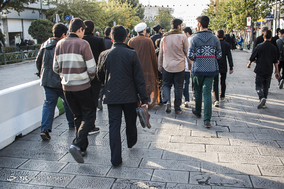 پیاده روی جاماندگان اربعین حسینی در تهران