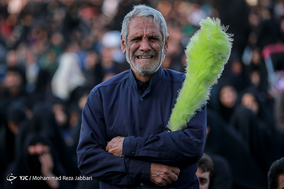 مراسم تشییع پیکر دو شهید مدافع حرم در مسجد جمکران