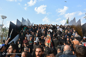 عزاداری اربعین حسینی در بین الحرمین کربلا