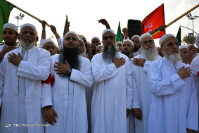 عزاداری اربعین حسینی در بین الحرمین کربلا