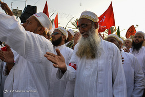 عزاداری اربعین حسینی در بین الحرمین کربلا