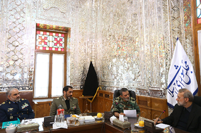 دیدار فرماندهان ارتش جمهوری اسلامی ایران با رئیس مجلس شورای اسلامی