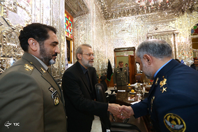 دیدار فرماندهان ارتش جمهوری اسلامی ایران با رئیس مجلس شورای اسلامی