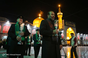 خطبه خوانی شب شهادت امام رضا (ع) در مشهد مقدس
