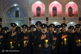 خطبه خوانی شب شهادت امام رضا (ع) در مشهد مقدس