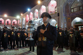 خطبه خوانی شب شهادت امام رضا (ع) در مشهد مقدس
