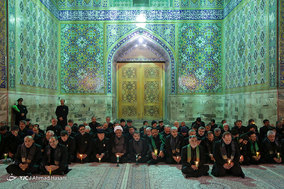 خطبه خوانی شب شهادت امام رضا (ع) در مشهد مقدس