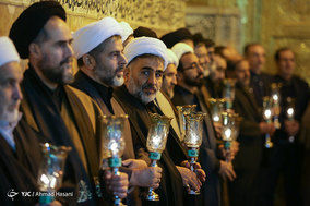 خطبه خوانی شب شهادت امام رضا (ع) در مشهد مقدس