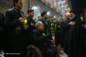 خطبه خوانی شب شهادت امام رضا (ع) در مشهد مقدس