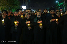 شام غریبان امام رضا (ع) در حرم مطهر رضوی