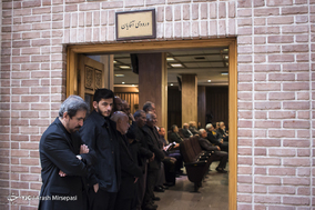 مراسم ختم پدر بهرام قاسمی سخنگوی وزارت امور خارجه