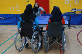 اردوی آمادگی تیم پینگ‌پونگ بانوان دارای معلولیت