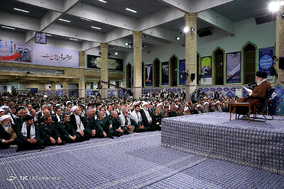 دیدار جمعی از بسیجیان با مقام معظم رهبری