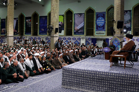 دیدار جمعی از بسیجیان با مقام معظم رهبری