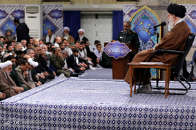 دیدار جمعی از بسیجیان با مقام معظم رهبری