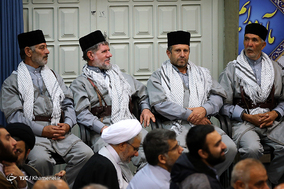 دیدار جمعی از بسیجیان با مقام معظم رهبری
