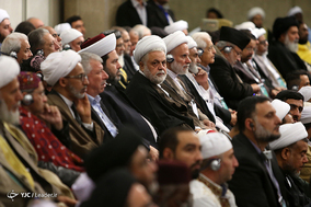 دیدار شرکت‌کنندگان در اجلاس محبان اهل بیت (ع) و مسئله تکفیری‌ها با رهبر معظم انقلاب