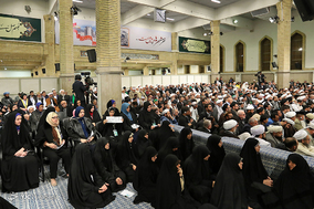 دیدار شرکت‌کنندگان در اجلاس محبان اهل بیت (ع) و مسئله تکفیری‌ها با رهبر معظم انقلاب