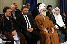 دیدار شرکت‌کنندگان در اجلاس محبان اهل بیت (ع) و مسئله تکفیری‌ها با رهبر معظم انقلاب
