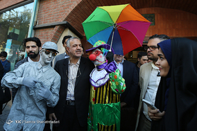 حضور کودکان کار در روز کتاب گردی