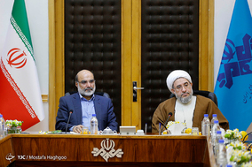دیدار آیت الله اراکی دبیرکل مجمع جهانی تقریب مذاهب با رئیس رسانه ملی