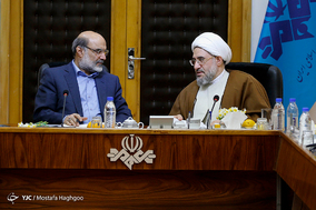 دیدار آیت الله اراکی دبیرکل مجمع جهانی تقریب مذاهب با رئیس رسانه ملی