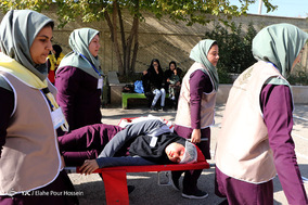 نوزدهمین مانور سراسری زلزله در شیراز