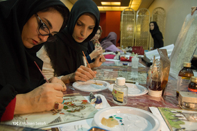 دوره نقاشی بر روی شیشه در موزه ملک