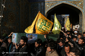 تشییع پیکر مطهر چهار شهید مدافع حرم - قم