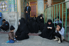تشییع پیکر مطهر چهار شهید مدافع حرم - قم
