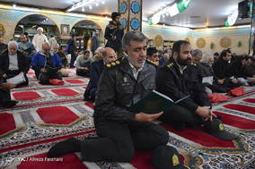 مراسم ختم حبیب اله چایچیان در مسجد بلال
