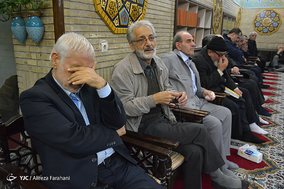 مراسم ختم حبیب اله چایچیان در مسجد بلال