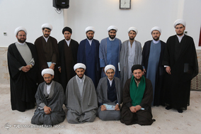 مراسم عمامه گذاری طلاب توسط مراجع تقلید-قم