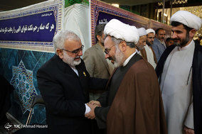 مراسم جشن میلاد پیامبر اکرم (ص) و امام جعفر صادق (ع) در حرم مطهر رضوی