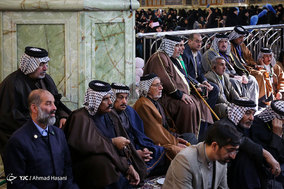 مراسم جشن میلاد پیامبر اکرم (ص) و امام جعفر صادق (ع) در حرم مطهر رضوی