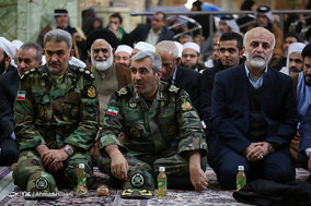 مراسم جشن میلاد پیامبر اکرم (ص) و امام جعفر صادق (ع) در حرم مطهر رضوی