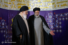مراسم جشن میلاد پیامبر اکرم (ص) و امام جعفر صادق (ع) در حرم مطهر رضوی
