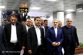 افتتاح ایستگاه رازی خط یک مترو با حضور دکتر نوبخت در شیراز