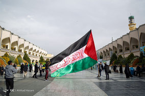 تظاهرات نمازگزاران نمازجمعه مشهد در محکومت انتقال پایتخت رژیم صهیونیستی به بیت‌المقدس